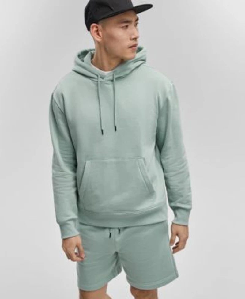 Mode Of One Mens Relaxed Fleece Hoodie Pull On Shorts Created For Macys