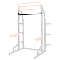 Sunny Health Fitness Pull Up Bar Attachment for Power Racks and Gym Cages, Cage Attachment, Sf-XFA001