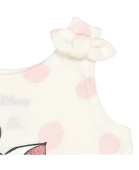 Disney Baby Girls Minnie Mouse Winnie the Pooh Lion King Lilo & Stitch Simba Romper and Headband Newborn to