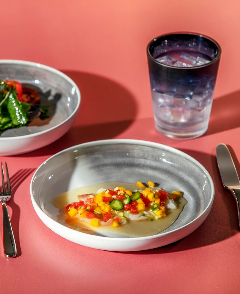 Fortessa Melamine La Cote Dinner Plates, Set of 4