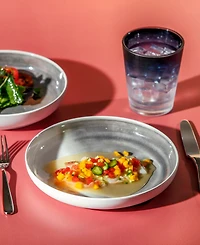 Fortessa Melamine La Cote Dinner Plates, Set of 4