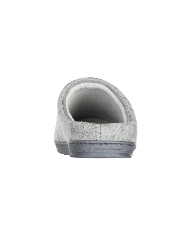 Isotoner Men's Closed Back Slipper with Memory Foam