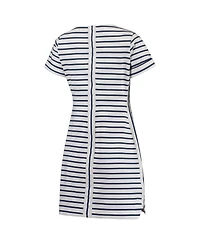 Tommy Bahama Women's White New England Patriots Tri-Blend Jovanna Striped Dress