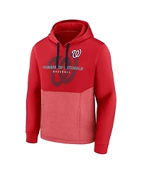 Fanatics Men's Red Washington Nationals Call the Shots Pullover Hoodie