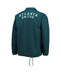 Adidas Men's Green Atlanta United Fc Anthem Full-Snap Jacket