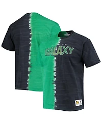 Mitchell & Ness Men's Green La Galaxy Vertical Tie-Dye Top