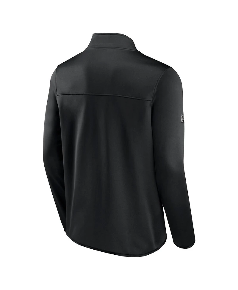 Fanatics Men's Black San Jose Sharks Authentic Pro Full-Zip Jacket