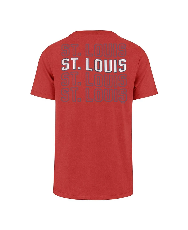 '47 Brand Men's Red St. Louis Cardinals Hang Back Franklin T-Shirt