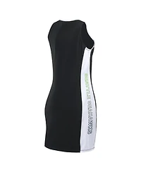 Wear by Erin Andrews Women's Black Seattle Seahawks Bodyframing Tank Dress