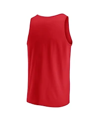 Fanatics Men's Red Chicago Bulls Wild Game Tank Top