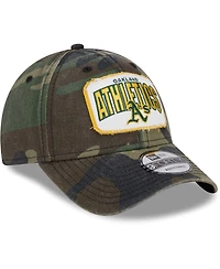 New Era Men's Camo Oakland Athletics Gameday 9FORTY Adjustable Hat