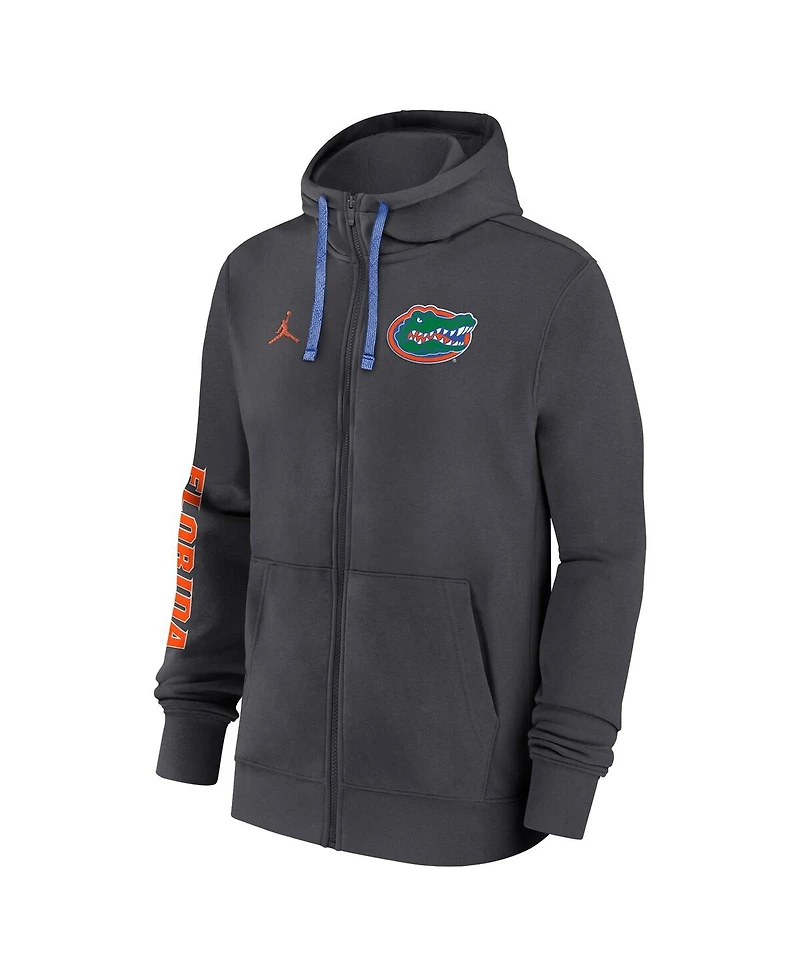 Jordan Men's Florida Gators 2024 Sideline Full-Zip Hoodie