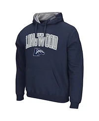 Colosseum Men's Navy Longwood Lancers Isle Pullover Hoodie