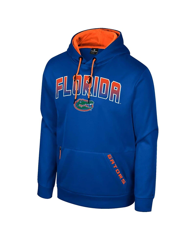 Colosseum Men's Royal Florida Gators Reese Pullover Hoodie