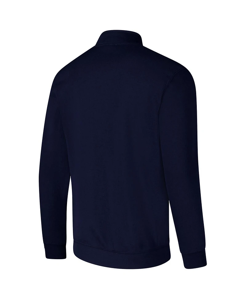 Colosseum Men's Navy Columbia University Tortugas Team Logo Quarter-Zip Jacket