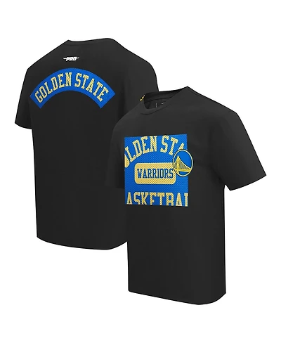 Pro Standard Men's Black Golden State Warriors Made To Play Drop Shoulder T-Shirt