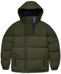 Tumi Men's Asymmetrical Zip Premium Down Fill Heavyweight Puffer