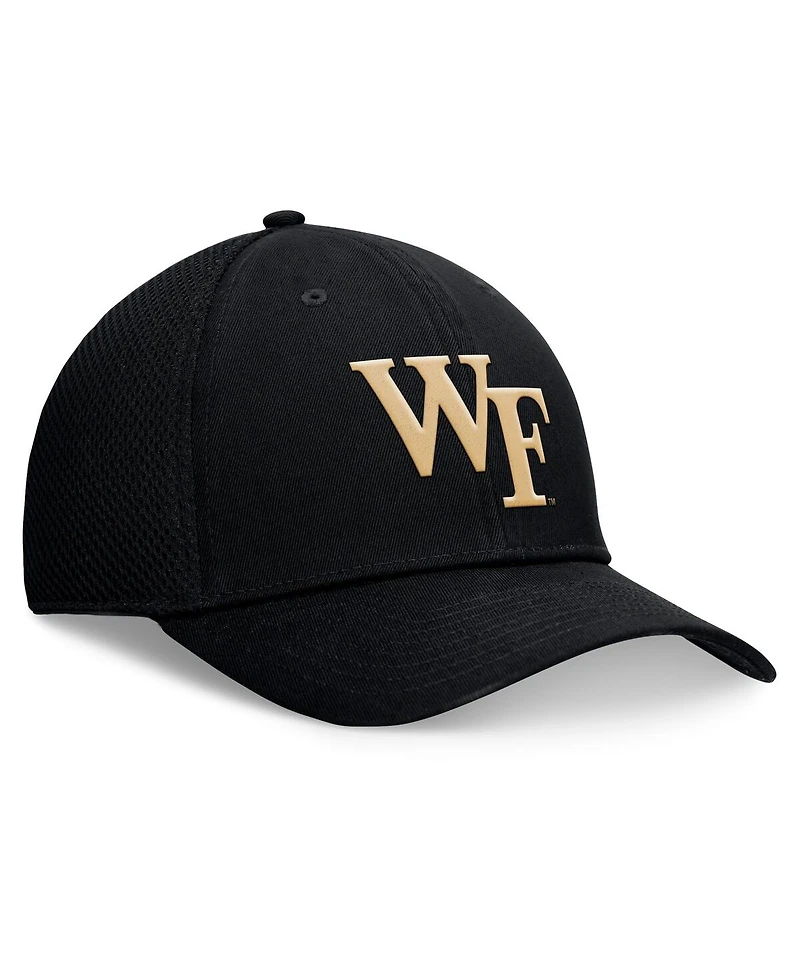 Top of the World Men's Black Wake Forest Demon Deacons Spacer Flex Hat