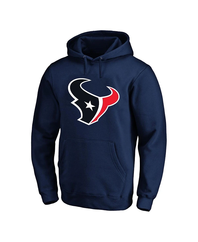 Fanatics Men's C.j. Stroud Navy Houston Texans Big Tall Name Number Fleece Pullover Hoodie