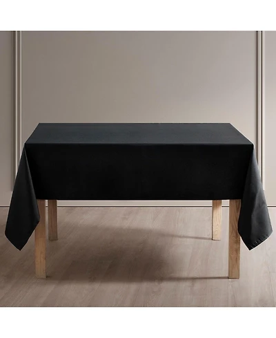 Half Price Drapes Black Performance Twill Table Cloth