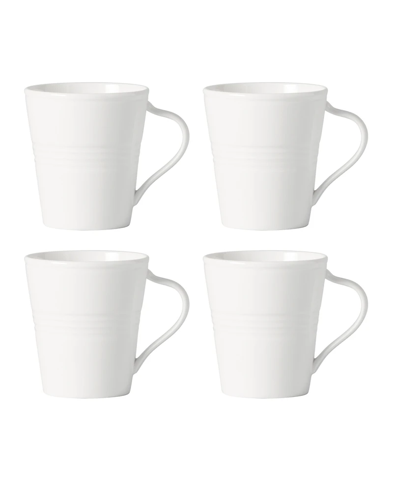 Lenox Tin Can Alley 7 Degree Mugs, Set of 4