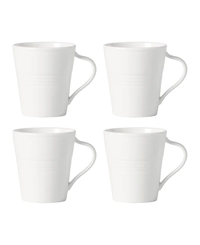 Lenox Tin Can Alley 7 Degree Mugs, Set of 4