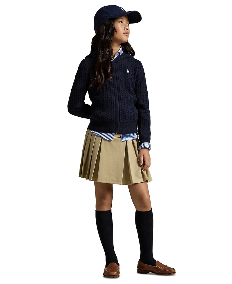 Polo Ralph Lauren Big Girls Pleated Ponte Skort