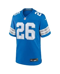 Nike Men's Jahmyr Gibbs Blue Detroit Lions Game Jersey