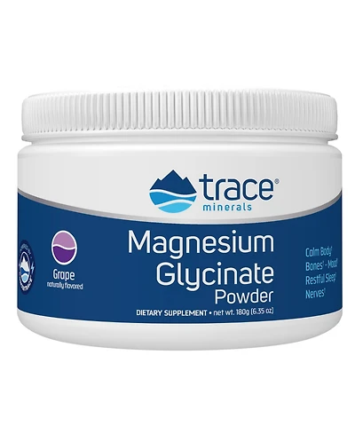 Trace Minerals Magnesium Glycinate 120mg - Drink Mix to Support Healthy Digestion & Muscles - Immune System Support Powder