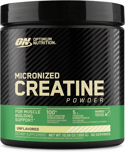 Optimum Nutrition, Micronized Creatine Powder, Unflavored