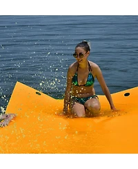 3 Layer Water Mat Floating Pad Island Water Sports Recreation Relaxing Tear-resistant 12' x 6'