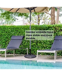 Sugift 22 Inch Heavy Duty Round Umbrella Base Stand