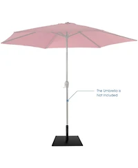 Skonyon 42 Lbs Weighted 25 Inch Square Patio Umbrella Base