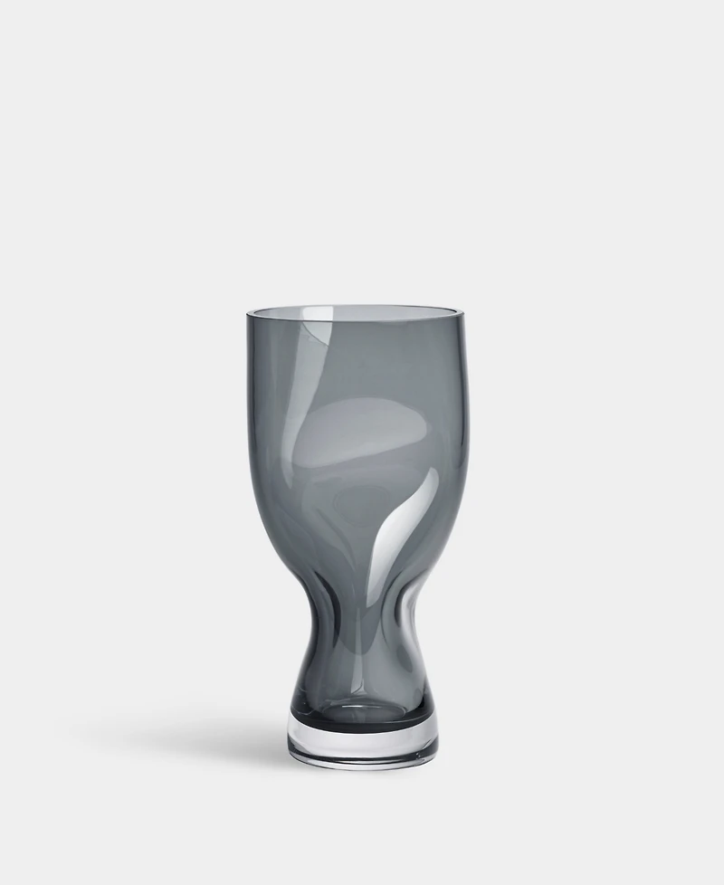 Orrefors Squeeze Blue Gray Vase