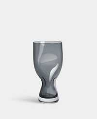 Orrefors Squeeze Blue Gray Vase