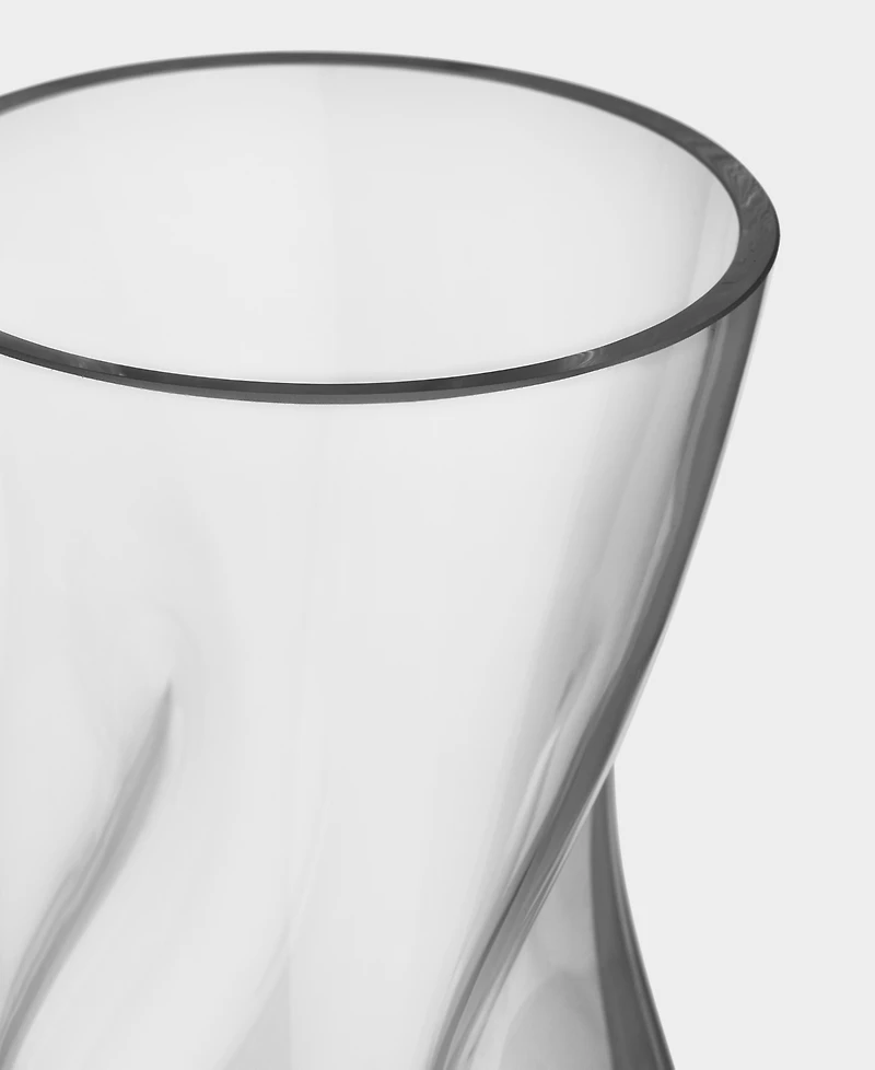Orrefors Squeeze Clear Vase