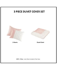 Intelligent Design Shay Clip Jacquard 3-Pc. Duvet Cover Set, King/California King