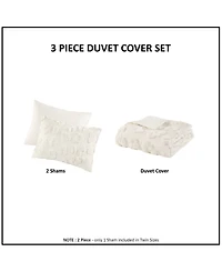 Intelligent Design Larissa Chenille 3-Pc. Duvet Cover Set, Full/Queen