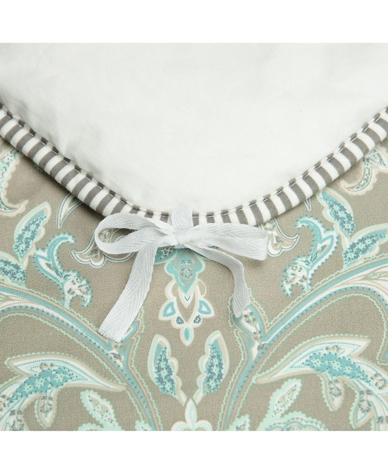 Chanasya Premium Damask Sage Duvet Cover Set - Duvet Cover (90” x 90”) & 1 Pillow Sham (20” x 26”)