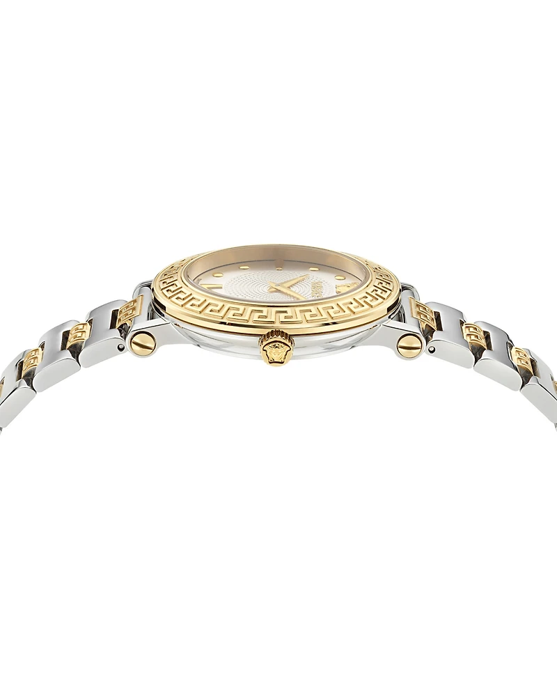 Versace Women's Swiss Greca Sphere Two-Tone Stainless Steel Bracelet Watch 35mm