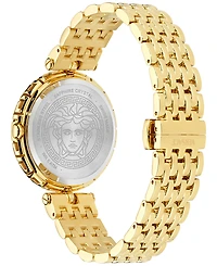 Versace Women's Swiss Medusa Heritage Gold Ion Plated Bracelet Watch 38mm