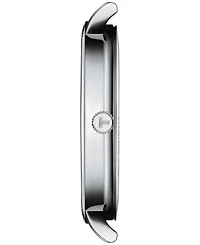 Tissot Men's Swiss Everytime Black Leather Strap Watch 40mm
