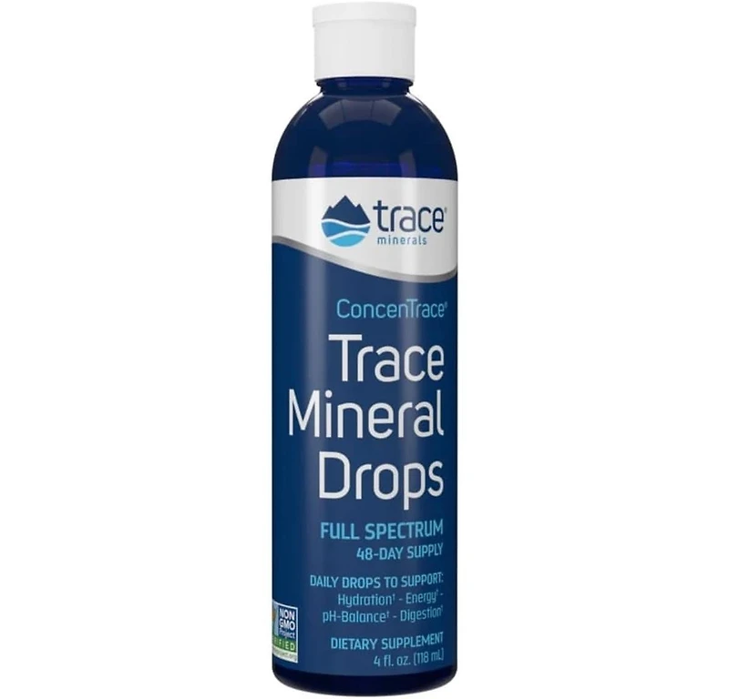 Trace Minerals ConcenTrace Trace Mineral Drops - Liquid Supplement for Bone & Joint Support