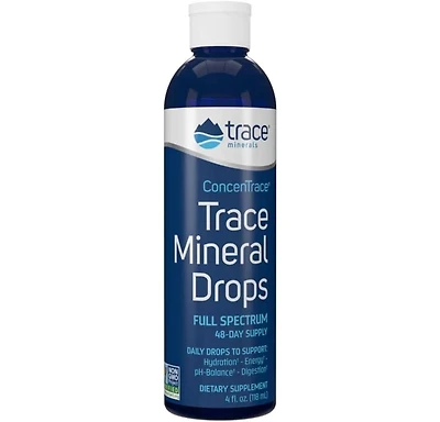 Trace Minerals ConcenTrace Trace Mineral Drops - Liquid Supplement for Bone & Joint Support