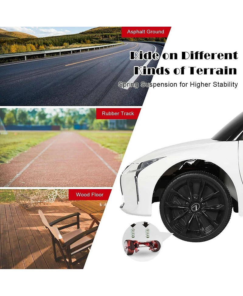 Lexus LC500 Licensed Kids 12V Ride Remote Control Electric Vehicle