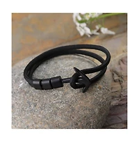Sohi Women's Spear Leather Bracelet