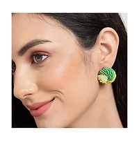 Sohi Women's Knot Stud Earrings