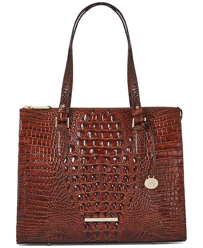 Brahmin Anywhere Melbourne Embossed Leather Tote