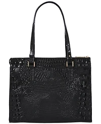 Brahmin Anywhere Melbourne Embossed Leather Tote