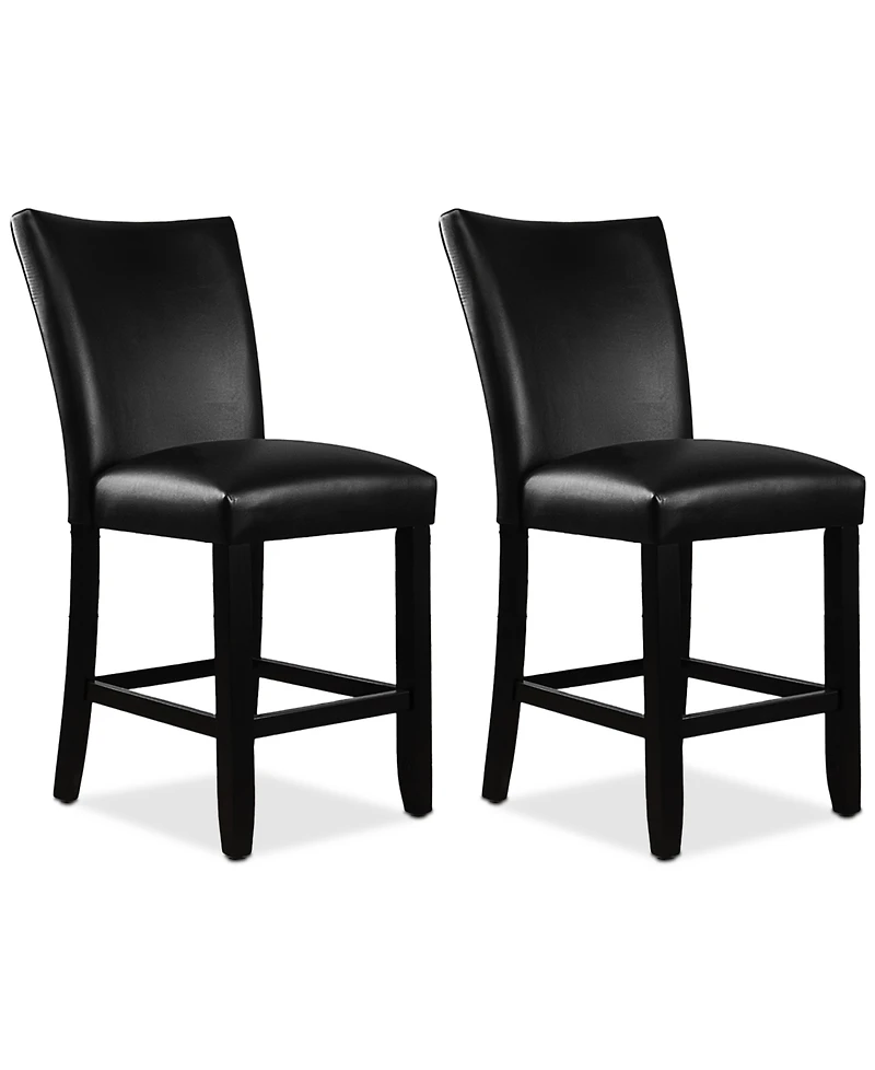 Kellet Pc. Faux Leather Counter Height Chair Set